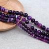 1 Strang/Lot 4 6 8 10 12 mm Schwarzer Naturstein Perlen Achate Yoga Spacer Runde Perlen für Schmuckherstellung DIY Halsketten Armbänder