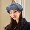 Retro Fashionable and Versatile Cloud Beret Autumn and Winter New British Style Warm Octagonal Hat Windproof Painter Newspaper Boy Hat