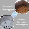 3L Dog Water Bowl Stainless Steel No Spill Large Capacity Dog Food Drink Bowl Slow Water Feeder,Spill Proof Pet Water Dispenser