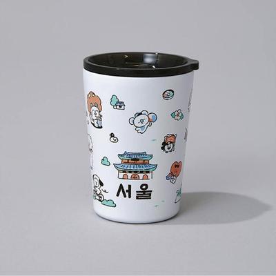 BT21 Seoul Edition Termoska 340 ml Nerezová izolovaná nádoba Oficiální licence