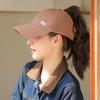 Women's Summer Half-sky Sun Hat Can Be Tied High Ponytail Baseball Cap