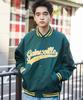 WEGO Patch Logo Stadium Size Green Men's Jacket, M,