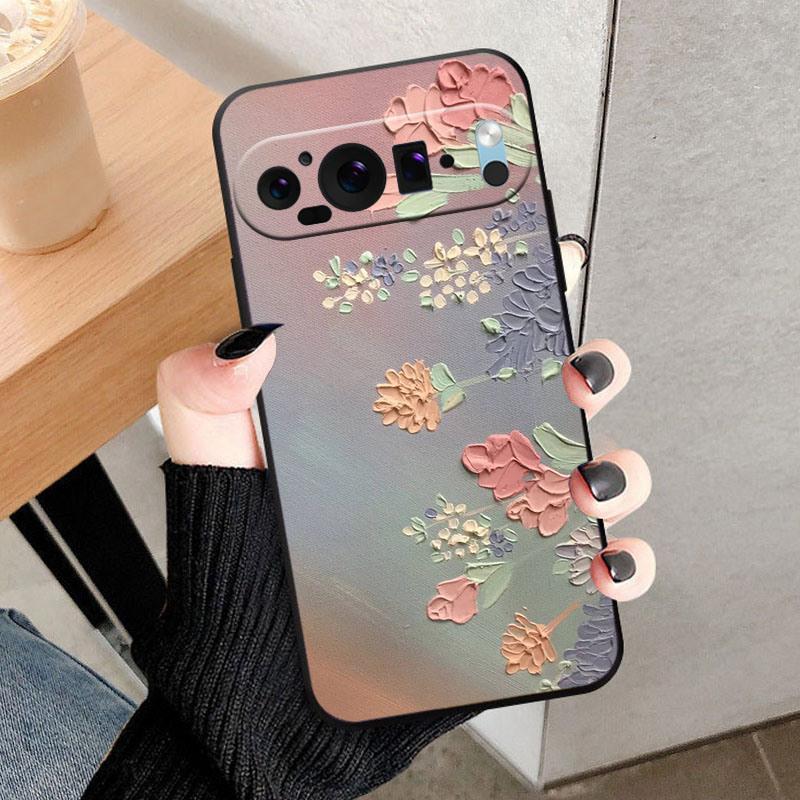 For Google Pixel 9 9A 9Pro Case Stylish Cover Soft TPU Silicone Phone Case For Google Pixel 9 Pixel9 Pro  Pixel9A Fundas Bumper
