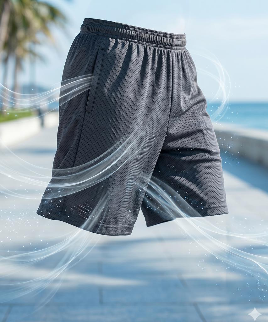 Jeneleolwogseu Air Mesh Cooling Shorts 3 Colors Ts001
