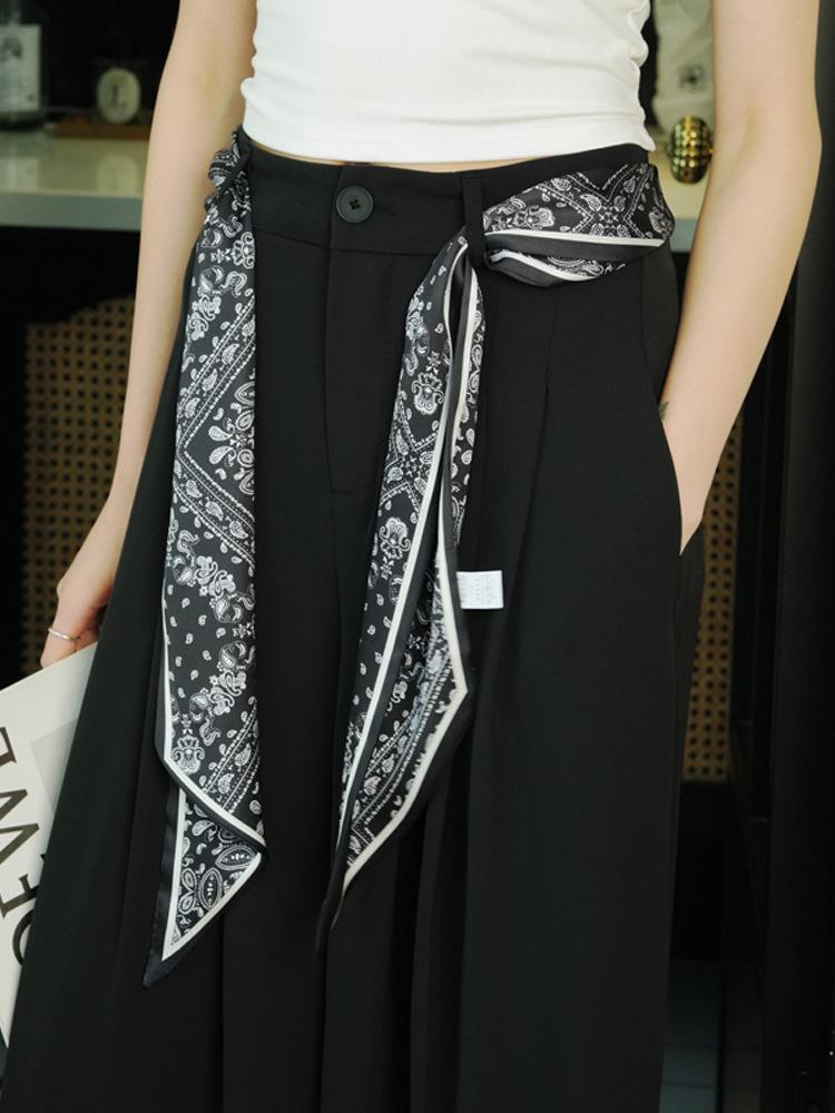 2025 Women's Ribbon Scarf Belt: Long Strip Accessory for Jeans, Skirts, & Neck