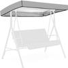 Gray Green Outdoor Swing Canopy: Waterproof Rainproof Sunshade Cover