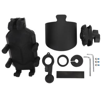Motorcycle Phone Mount 8 Claw Shock Absorption Silicone Pad Anti Theft Bike Phone Holder for 11 To