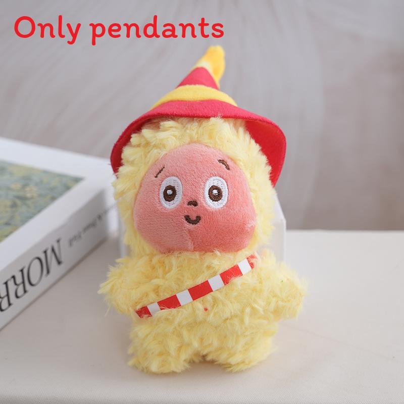 Star People Circus Creativity Plush Doll Keychain School Bag Decor Accessory