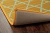 Ikehiko Rush Mat Kitchen 60 x Made in Japanese Modern Mat, Kagome, Approx. 180cm, Yellow, Japan, Non-Slip Processing, Simple, #8243630