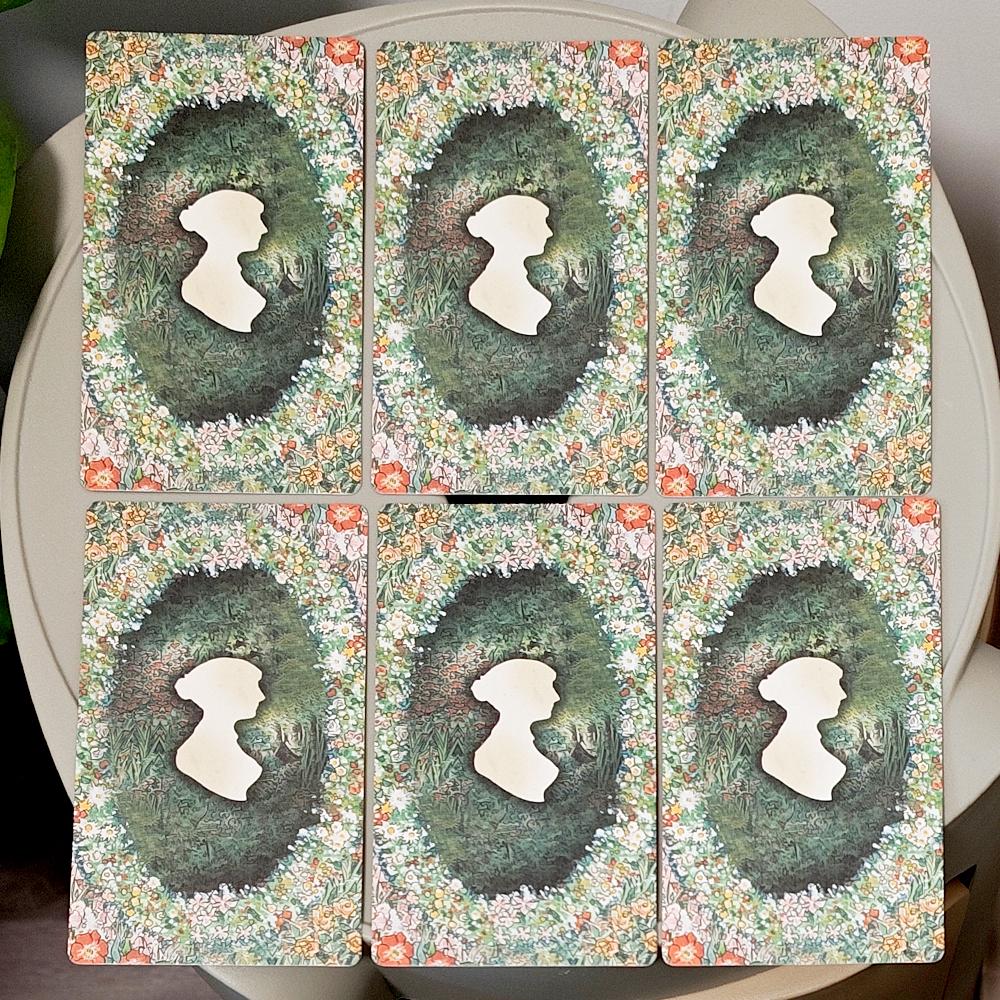 12*7cm Jane Austen Tarot in Rigid Box - A Regency Romance Divination Deck for Literature Lovers, 78-Card Deck