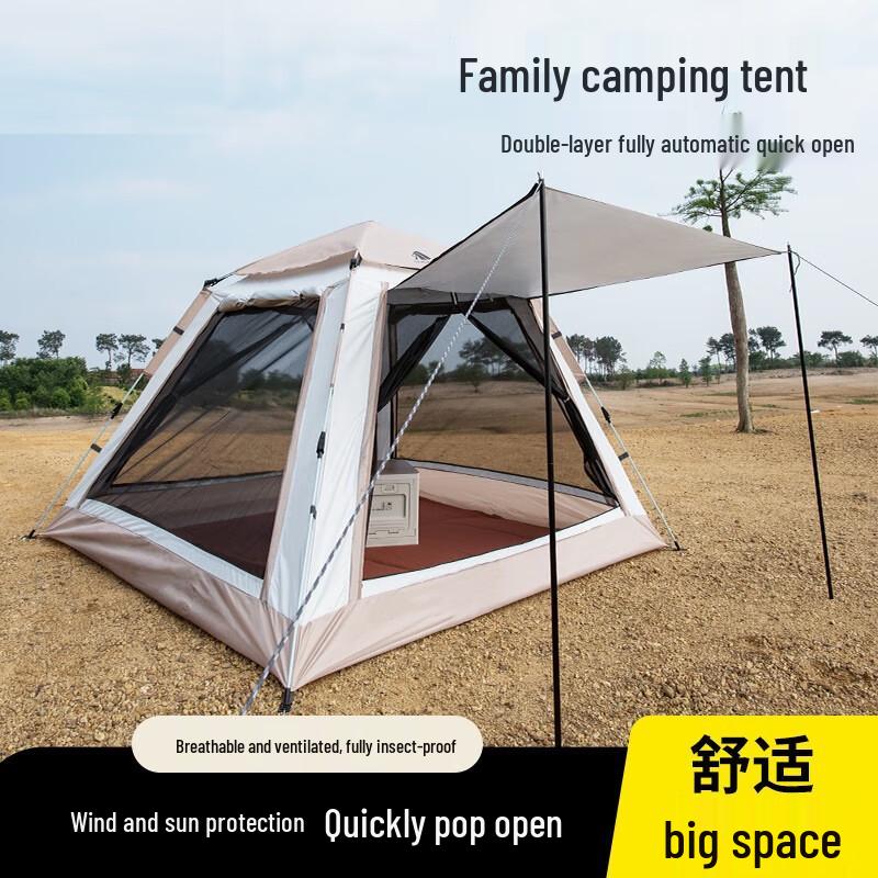 Yuzhan Outdoor Portable Double-Layer Automatic Camping Tent