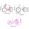 Multicolor Photography Props Cycling Scene Model Doll Bicycle Miniature Bike Dollhouse Accessories