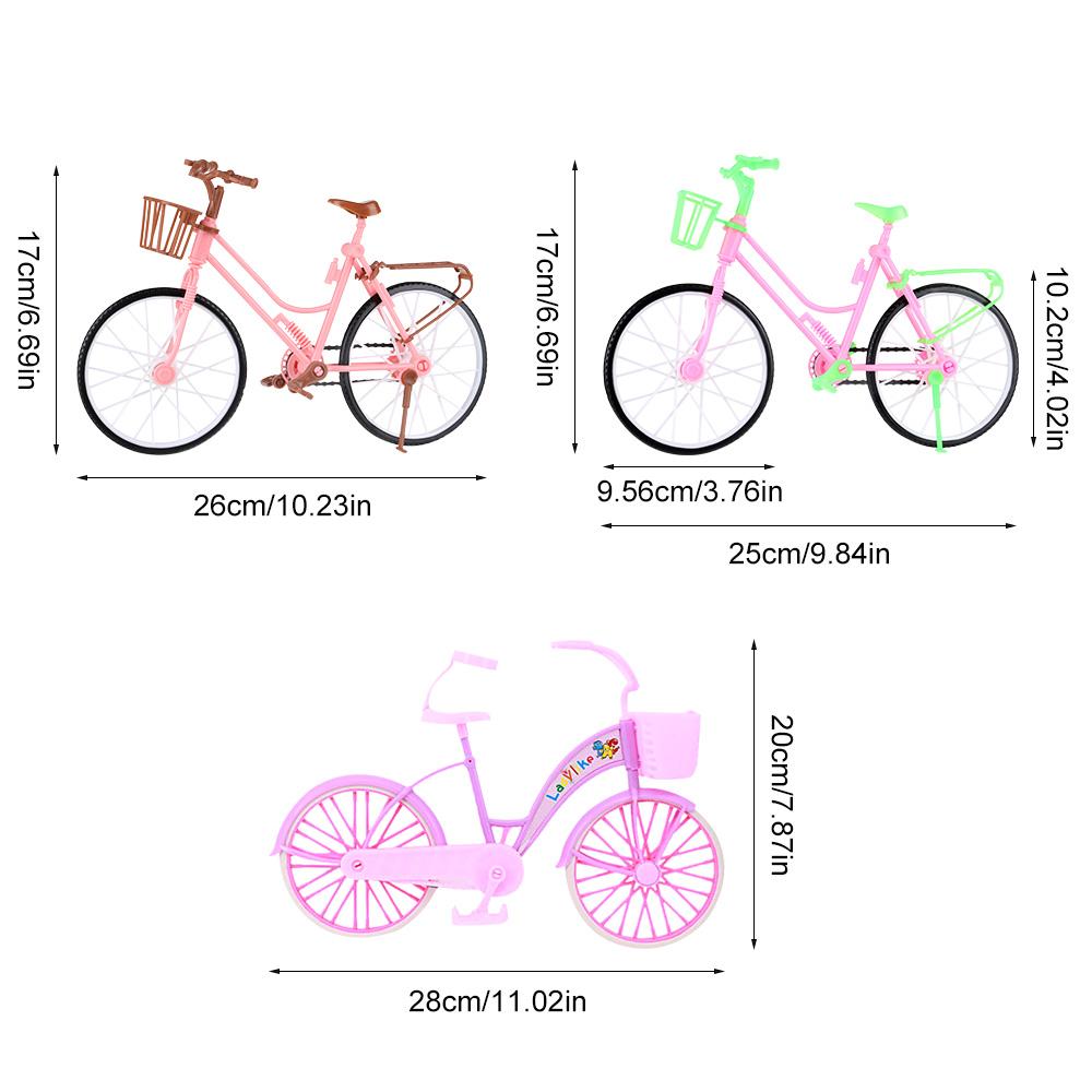 Multicolor Photography Props Cycling Scene Model Doll Bicycle Miniature Bike Dollhouse Accessories