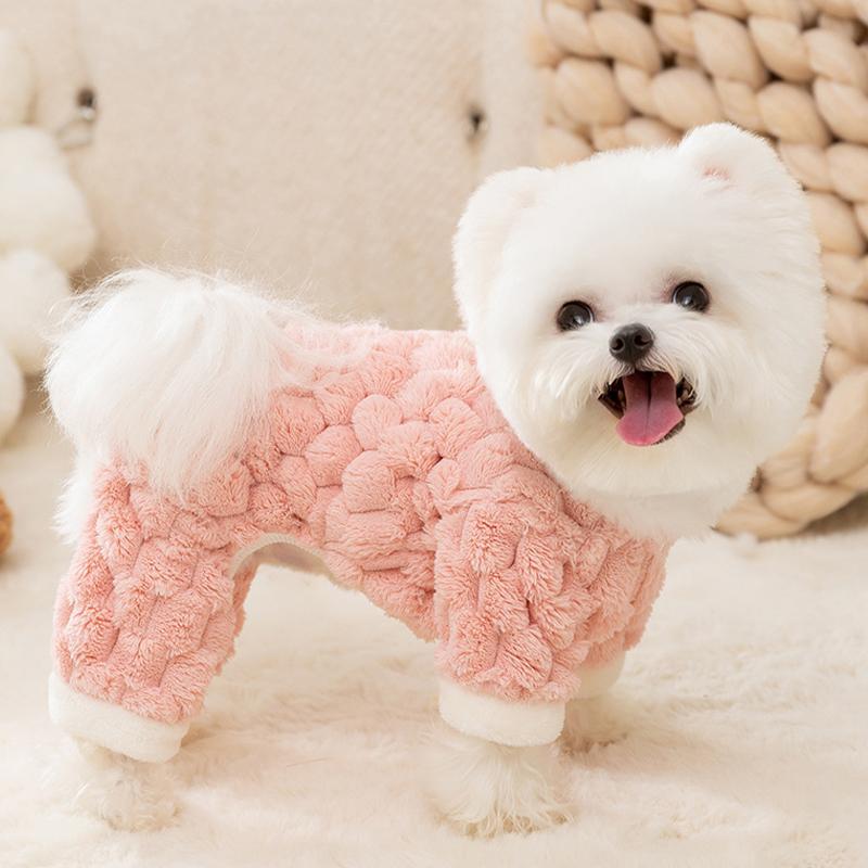 Fleece Dog Clothes Luxury Dog Jumpsuit Pet Warm Coat Chihuahua French Bulldog Costume Kitten Puppy Sweatshirt Winter Dog Hoodies