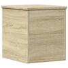 VidaXL Boîte de rangement chêne sonoma 30x35x35 cm bois d'ingénierie, boîte à couvertures, coffre de rangement, boîte de 840669