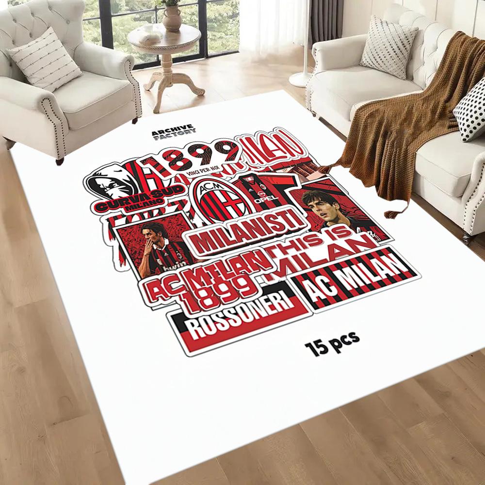 Ac Milan Floor Rug Office Rug Design For Dormitory Kitchen Entryway Bedrooms Antislip Rug Office Home Decor Perfect Birthdaychristmas Gift Idea