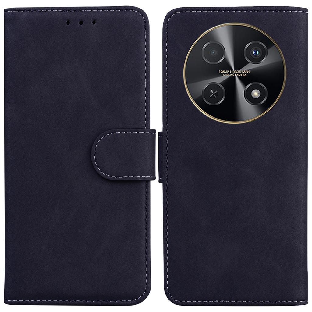For Huawei nova 12i 4G Leather Case Solid Color Wallet Phone Cover