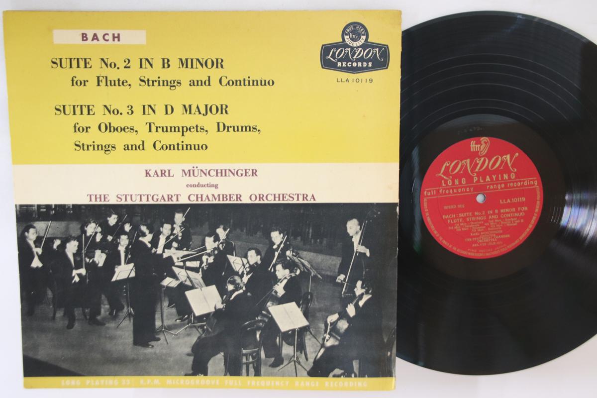 

LP Record KARL MUNCHINGER, STUTTGART CHAMBER - Bach - Suite No.2 In B Minor For Fl LLA10119 LONDON Japan Classical Used
