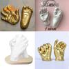 1 Set Mold Powder,Creative DIY,Harmless Baby Footprint Hand Plaster,Molding Casting Kit,Valentine's Day