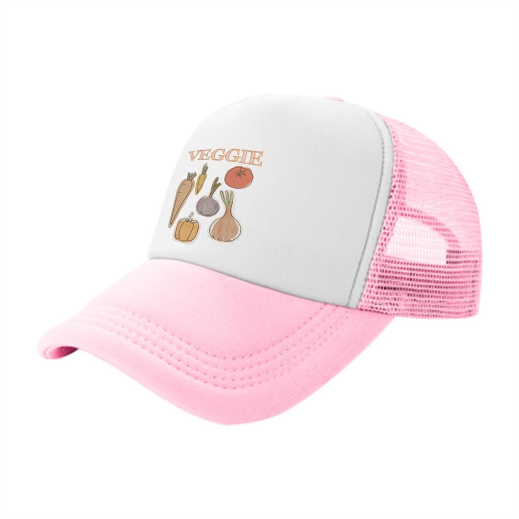Vegetable Graphic Trucker Hat Unisex Adjustable Mesh Back Baseball Cap for Casual Outdoor