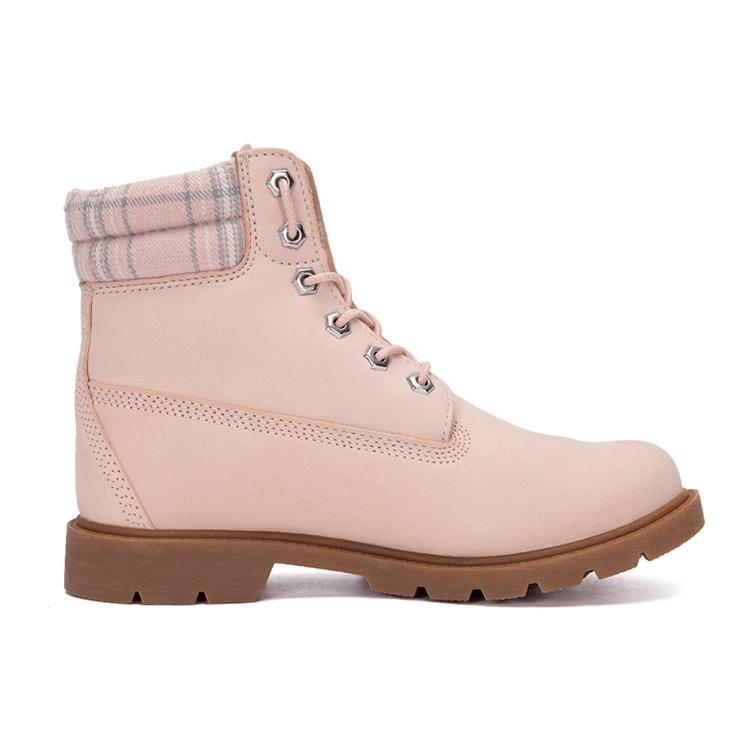 (WMNS) Timberland Lindon Woods 6 Inch Waterproof Boot 'Pink Nubuck and Printed Collar' Women's A2BBR662