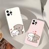 Cartoon Cute Cats TPU Silicone Case for IPhone 11 12 13 14 15 16 17 Pro Max Shockproof Clear Back Cover