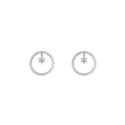 JYDDM Circle Frame Twinkle Earrings