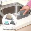 Criativo janela sulco pano de limpeza escova slot mão multiuso porta lacuna teclado escova de cozinha ferramentas para casa