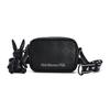Fusion Letter Logo PU Shoulder Crossbody Bag Regular Women Bags Black T13U313125ABK