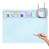 Silicone Drawing Mat with Water Cup - Washable, 41x51cm