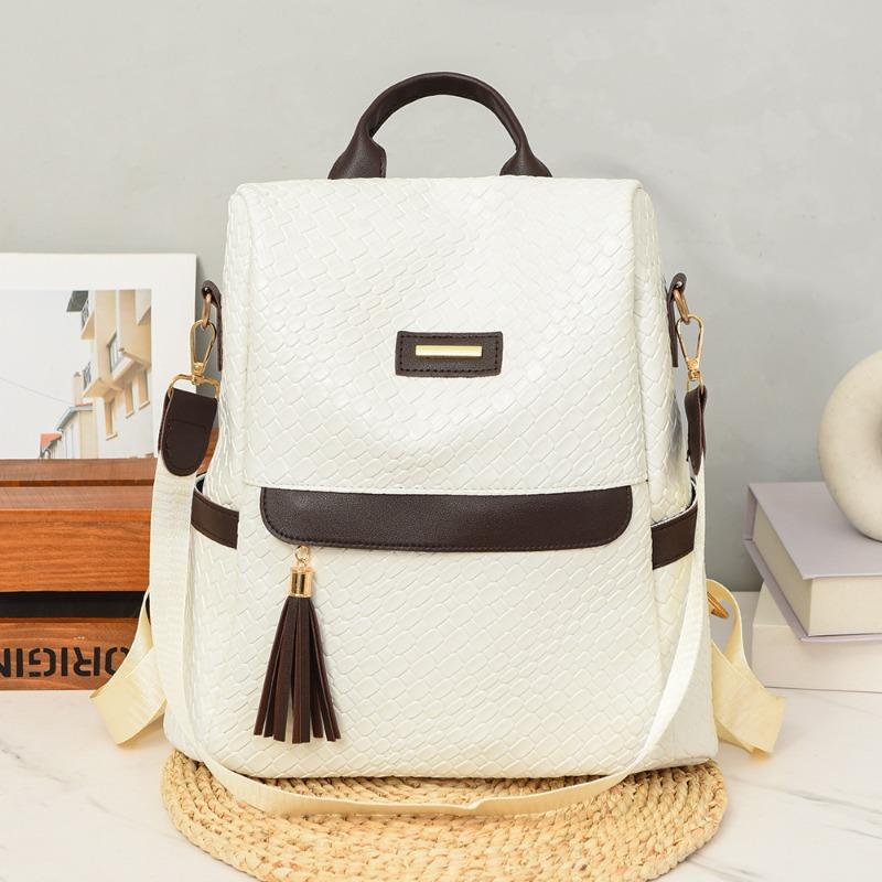 Retro Soft Leather Backpack Versatile Travel Bag