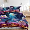 3pcs Ghosts, Jack-o'-Lanterns Duvet Cover Set -Includes 1 Duvet Cover and 2 Pillowcases, No Quilt Core, All-Season Home Decor  yy251111098