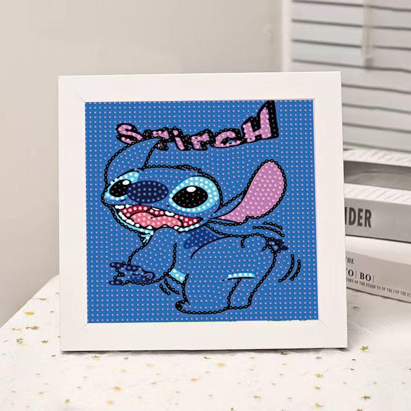 High-End Diamond Painting Diy Van Gogh Starry Sky Cat Creative Handmade Toy Table Decoration Diamond Painting With Frame
