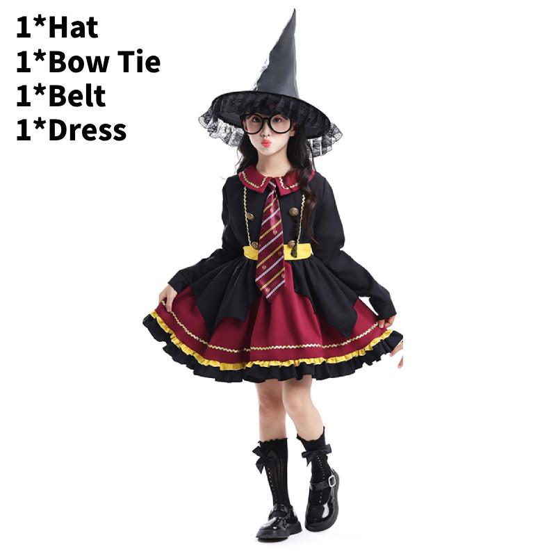 

Magician Cosplay Potter Costume Adult Child Role Play Party Halloween Child,M