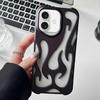 Matný TPU kryt na telefon s povrchovou úpravou Flame Hollow Cooling Spray