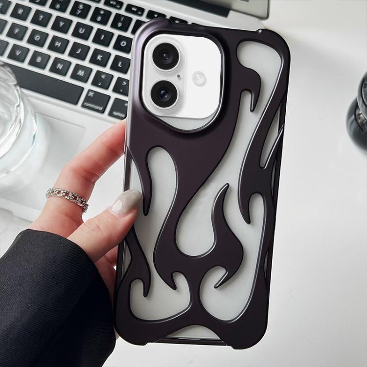 Matný TPU kryt na telefon s povrchovou úpravou Flame Hollow Cooling Spray