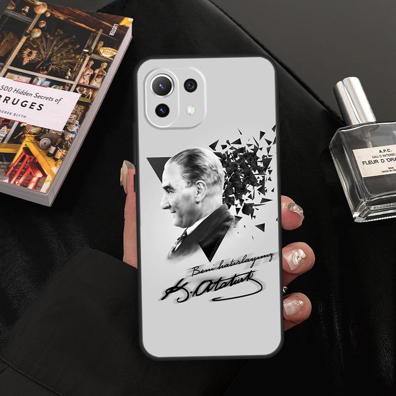 Turkey Mustafa Kemal Ataturk Case For Xiaomi 15 14 13 Ultra 11T 12T 13T 14T Pro POCO X7 Pro X3 X5 X6 F5 F6 M6 Pro Cover