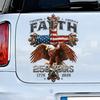 250th Anniversary US Independence Day Bald Eagle Stars & Stripes Festival Window Clings