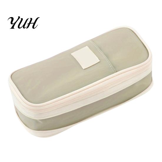 Expandable Stationery Organizer Multifunctional Pencil Case, Large Capacity Adjustable Bag, Retractable Storage Minimalist Box and Organizer, Macaron зелёный