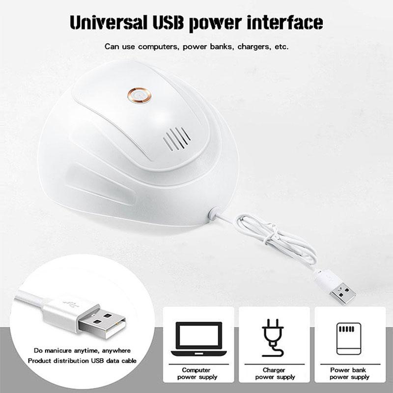 Lampă UV pentru uscător de unghii, cu senzor automat, 18 LED UV, pentru toate gelurile, manichiură profesională, pedichiură, unghii