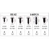 Universal Car Rear Trunk Interior Roof Trim Panel Moulding Clip Clips Fasteners