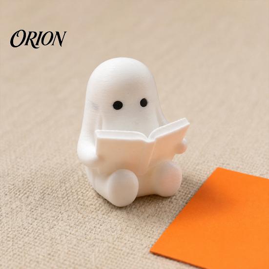 Unique Halloween Table Centerpiece 3D Printed Ghost Figurine, Cute Spooky Resin Statue, Funny Desktop Tray Sturdy Statue for Desk Decor, Tabletop