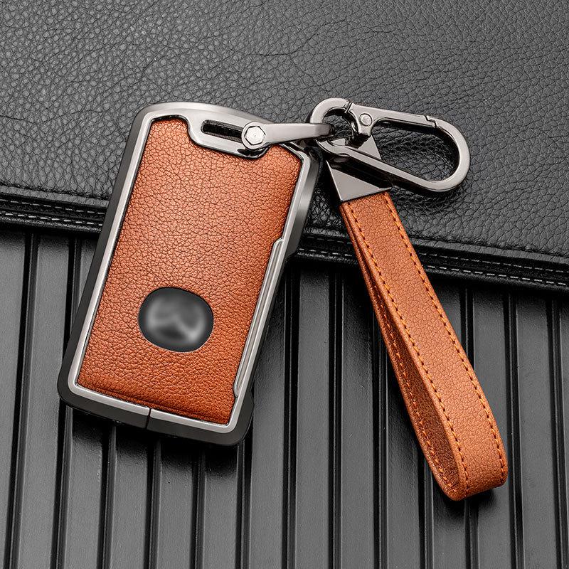 Multi-Color Full-Cover Metal Key Case for 2021+ Mazda CX-30, CX-5, Axela