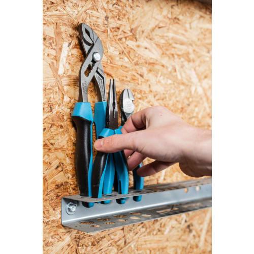 HAZET 1859SPC/3 3-Piece Pliers Set: Includes Nippers, Needle-Nose Pliers, Crimping Tool, Electrician's Pliers, Wiring Tools, and Wire Stripper. Chrome