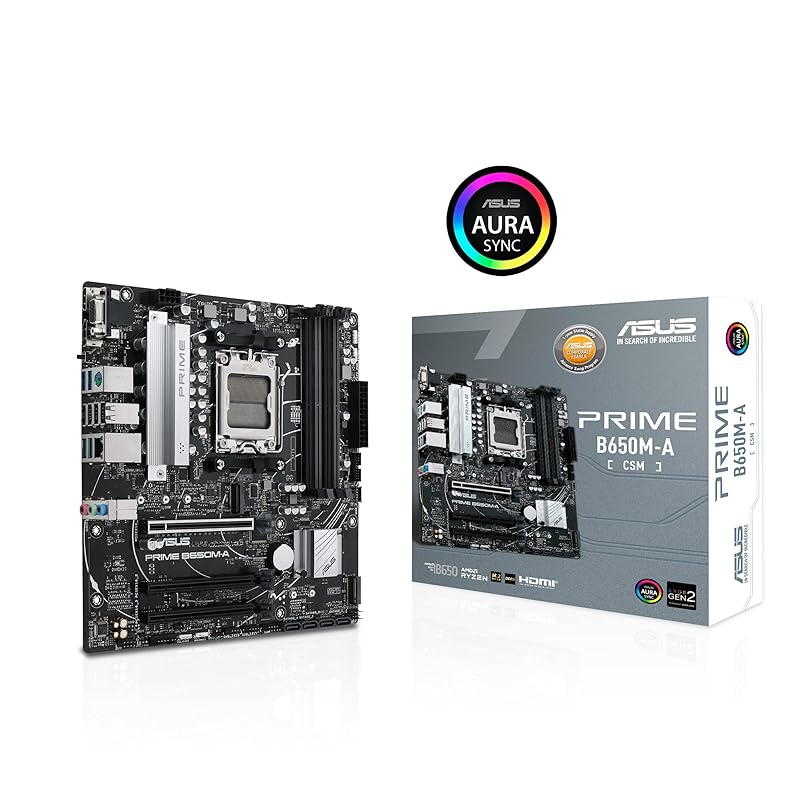 ASUS AMD Socket AM5 correspondence B650M chipset Micro-ATX motherboard PRIME B650M-A/CSM/Domestic authorized distributor product