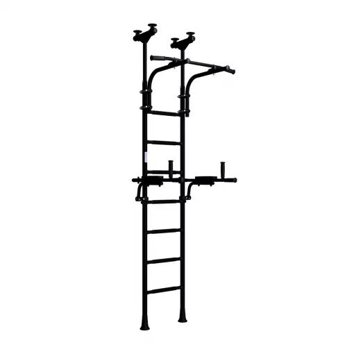 Teenager Plus extension gymnastics ladder - elite black