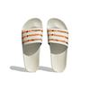 Adidas Originals Adilette Slides Thick Sole Outdoor Comfortable One-Piece Molded Non-Slip Slide Sandals Unisex Slides White Orange IE7744