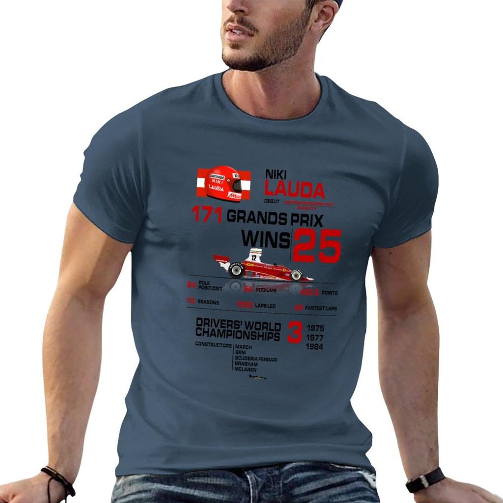 Men's T-Shirts F1 Car Design Short Sleeve Men's Clothing T-shirt