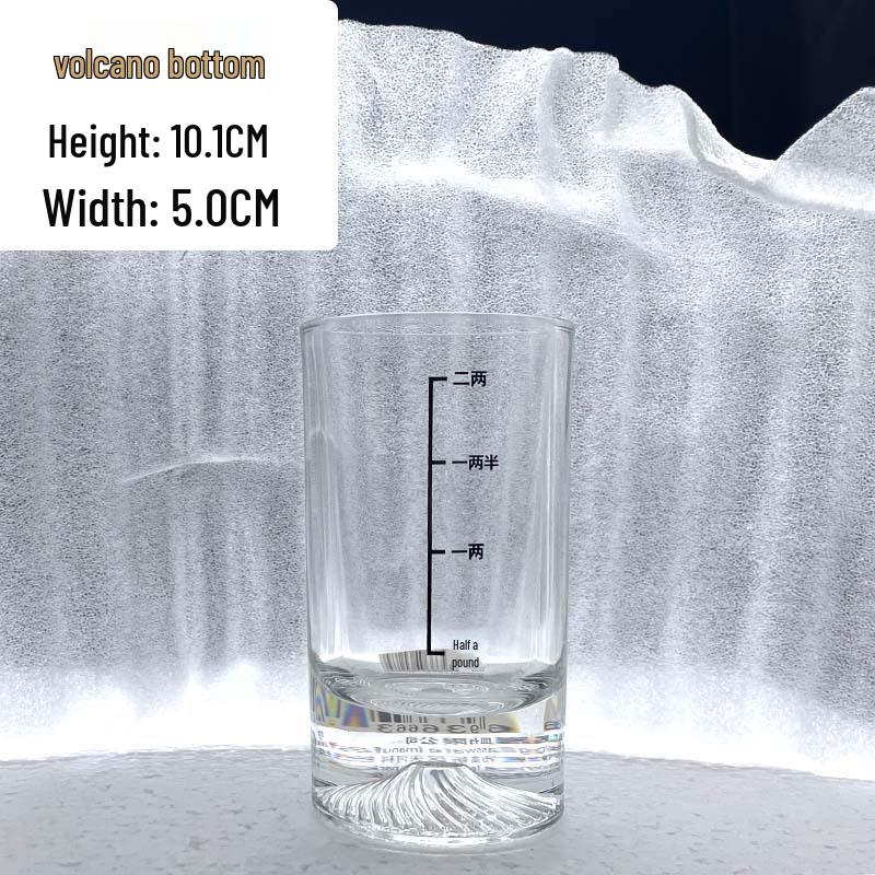 Jinshan Creative Gold Foil Wine Decanter Set with Scale & 2 White Wine Glasses