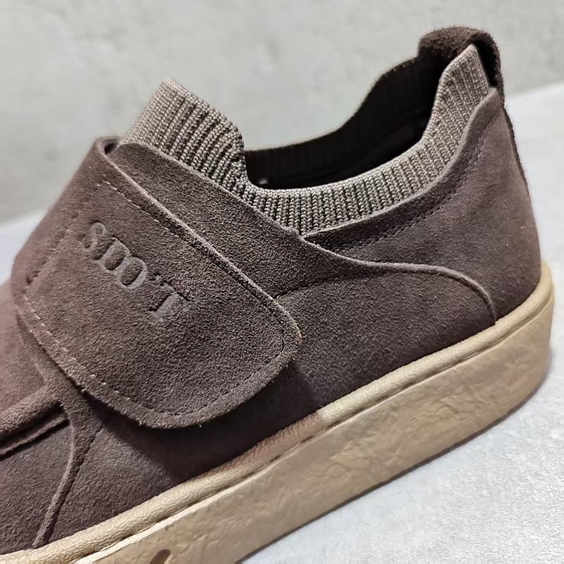 Herren Retro Birkenstock Vollfuß-Slipper Freizeit Wildlederschuhe mit bequemer weicher Sohle